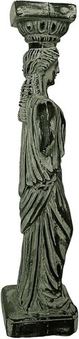 Ancient Greek Statue – Caryatid – Green Patina Plaster Replica 26 cm in Saudi Arabia
