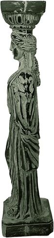 Ancient Greek Statue – Caryatid – Green Patina Plaster Replica 26 cm in Saudi Arabia