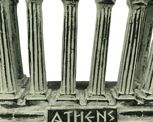 Parthenon Facade Statue,8 Columns Doric order,Plaster Replica Scuplture 14cm in Saudi Arabia