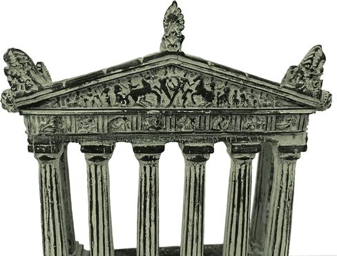 Parthenon Facade Statue,8 Columns Doric order,Plaster Replica Scuplture 14cm in Saudi Arabia