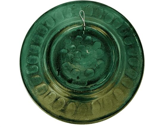 Relief terracotta plate 25cm,Green Patina,reprasanting Ancient Greek Olypmian Gods in Saudi Arabia