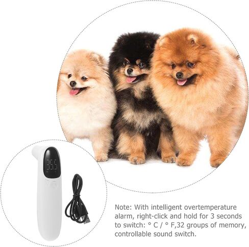 Digital Pet Thermometer Non- for Dogs Cats Accurate Temperature Reading in Saudi Arabia