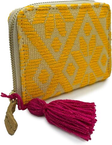 Wallet "Matilde", made by Jühue Artesanal, Handmade wallet made in Mexico, Black wallet, Hand embroidery, Unique piece, Embroidered wallet, Mexican embroidery, Made in Mexico, Handmade in Saudi Arabia