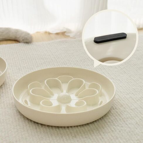 Fun Flower Shape Cats Bowl Travel Friendly Hygienic Dog Water Dish for Healths Eating Dishwasher Safe Cats in Saudi Arabia