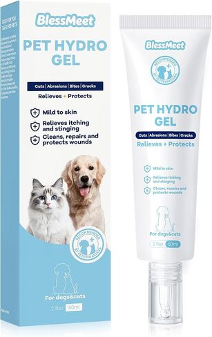 Pet Dog Wound Care Hydro Gel&Dog Hot Spot Gel -Cat Healing Aid for Wounds,Helps with Cuts,Bites,Ulcers & Burns,Relieves Skin Allergies& Itchy Skin,Dog First Aid Kits. Safe if Licked.2 Ounces. in Saudi Arabia