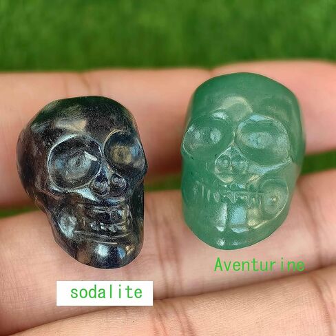 Crystal Car Vent Clips Crystal Skull Car Outlet Decoration, Natural Quartz car Parts,Charm car Crystal, car Gifts (obsidian) in Saudi Arabia