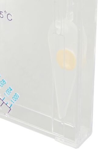 Ymiko Transparent Plastic Hydrometer for Saltwater Aquariums Accurate Salinity Tester with Easy to Read Scale for Fish Water Monitoring, Reliable Marine Use in Saudi Arabia