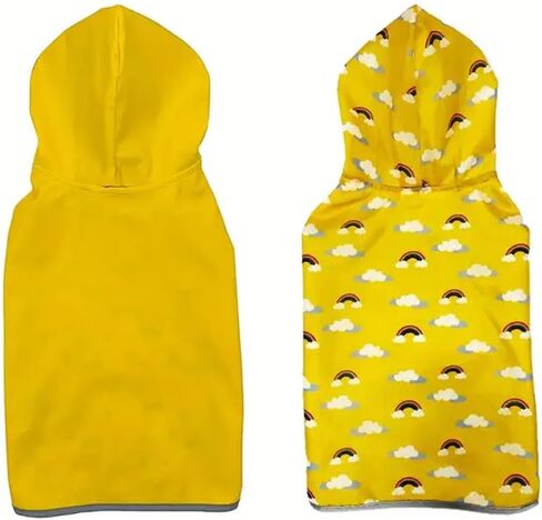 Pet Raincoat–Waterproof & Breathable Reflective One-Piece Clothing for Cats and Dogs, Perfect for Rainy Days Comfortable and Stylish XL in Saudi Arabia