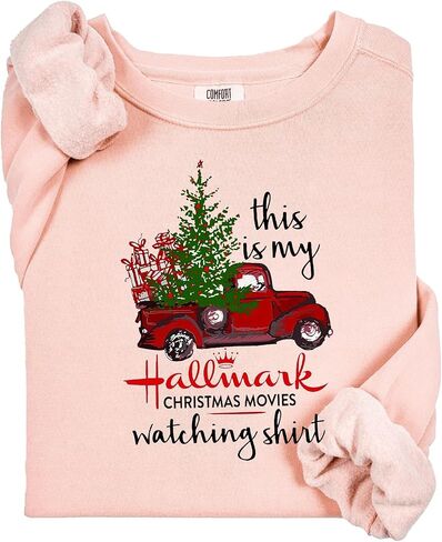 Comfort Colors, Christmas Movie Watching Sweatshirt Hoodie, Funny Cute Holiday Xmas, Christmas Gift, Christmas Movies Sweatshirt in Saudi Arabia