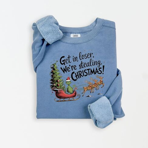 Comfort Colors, Funny Christmas Sweatshirt, Christmas Tree Sweater, Christmas Gift, Funny Christmas Party Shirt in Saudi Arabia
