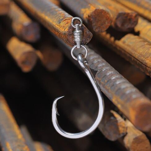 BKK Monster Circle Hook Drifting | 4X | Saltwater Ultra-Antirust Coating | Needle Hook Point | Forged Shank | Tuna Marlin Big Game in Kuwait