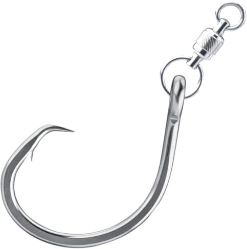 BKK Monster Circle Hook Drifting | 4X | Saltwater Ultra-Antirust Coating | Needle Hook Point | Forged Shank | Tuna Marlin Big Game in Kuwait