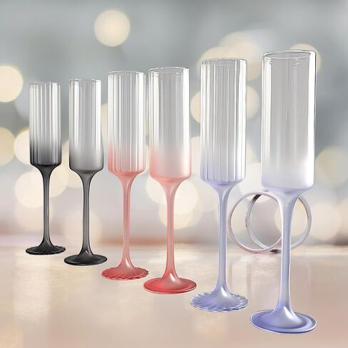 Coffee & Cheers Gift Bundle – Elegant French Press with Hand -Blown Champagne Flutes in Saudi Arabia