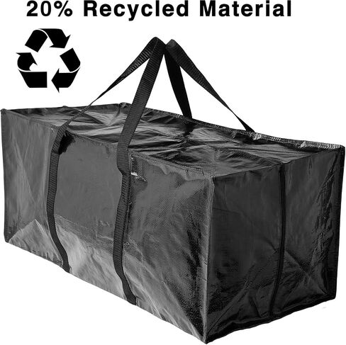 BAG-THAT! 10 Moving Bags, Heavy Duty Extra Large Stronger Handles Wrap Around bag Storage Totes Zippered Reusable Moving Supplies Clothes Attic Sports Garage Travel College in Saudi Arabia