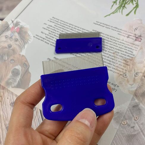 2 Pcs Pet Combs,Cat Comb,Pet Grooming Tools,Tear Stain Remover Comb in Saudi Arabia