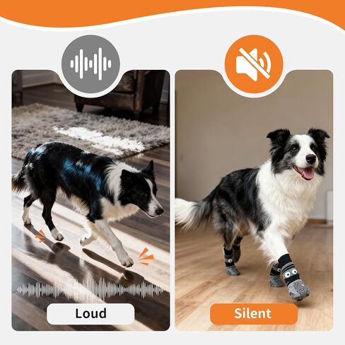 Non-Slip Dog Socks & Owner Sock Set- Extra-Grip, Paw Protection for Senior & Active Dogs in Saudi Arabia
