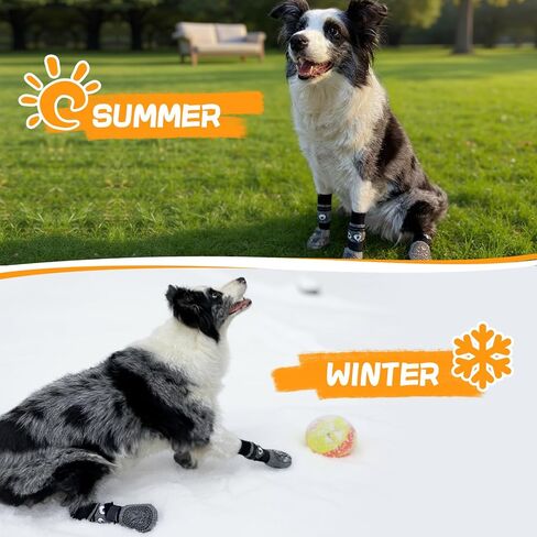 Non-Slip Dog Socks & Owner Sock Set- Extra-Grip, Paw Protection for Senior & Active Dogs in Saudi Arabia