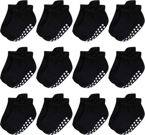 Hudson Baby Unisex Baby Non-Skid No-Show Socks in Kuwait