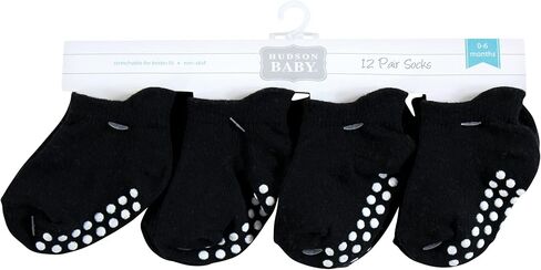 Hudson Baby Unisex Baby Non-Skid No-Show Socks in Kuwait