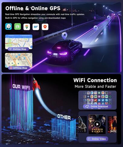 لراديو Honda Accord 6th 1998-2003 ، Stero-in DSP EQ Android 13 Car Stereo مع Carplay Android Auto ، 5.0 Bluetooth ، 9inch HD IPS Touch Screen in Saudi Arabia
