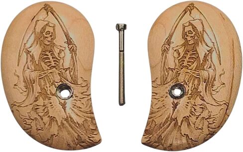 Maple Grim Reaper Standard Bond Arms Derringer Grips (Stinger Narrow Frame) in Saudi Arabia