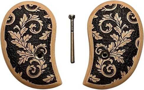 Maple Inked Floral Standard Bond Arms Derringer Grips (Original Wide Frame) in Saudi Arabia