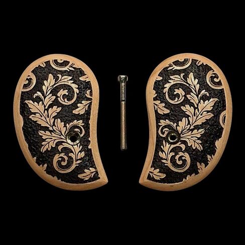 Maple Inked Floral Standard Bond Arms Derringer Grips (Original Wide Frame) in Saudi Arabia