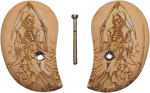 Maple Grim Reaper Standard Bond Arms Derringer Grips (Original Wide Frame) in Saudi Arabia