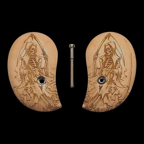 Maple Grim Reaper Standard Bond Arms Derringer Grips (Original Wide Frame) in Saudi Arabia