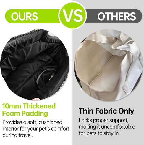 Padded Dog Bag Carrier for Large Dog, Pet Tote Bag Carrying Purse for Dog/Cat Below 7kg/15.5lbs - Camouflage Orange in Saudi Arabia