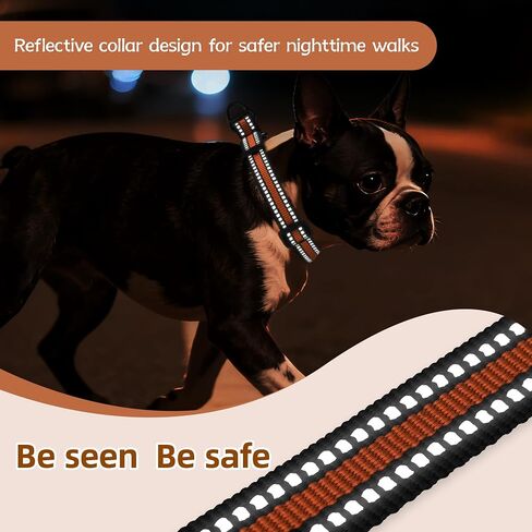 Martingale Collar for Dogs Reflective Collar with Quick Release Buckle, Adjustable Nylon Collars for No Slip Dog Collar, Blue, M in Saudi Arabia
