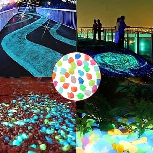 1000PCS Tank Rocks Glow Blue Fish Tank Decorations in Saudi Arabia