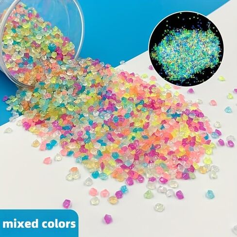 4000pcs Glow-in-The-Dark Fish Stones for Outdoor Garden & Aquarium Decor for Pathways, Weddings, Christmas, and Nighttime Landscaping, Garden Pathway Decor in Saudi Arabia