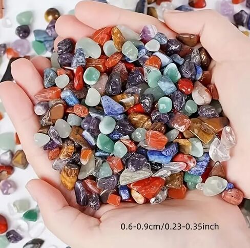 100g Natural Unpolished River Stones Smooth Colorful Gravel for Aquarium Substrate and Landscape Decor Fish Tank Terrarium Ponds in Saudi Arabia