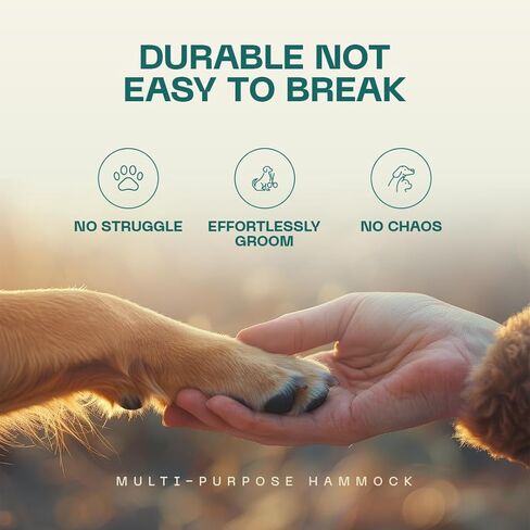 أرجوحة العناية بالكلاب - أرجوحة للقطط والكلاب لمجموعة تقليم الأظافر مع مقص ومشط - حبال متينة للحيوانات الأليفة لتقليم الأظافر - حقيبة قص قماش قابلة للتنفس للحيوانات الأليفة الصغيرة in Kuwait