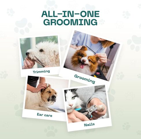 أرجوحة العناية بالكلاب - أرجوحة للقطط والكلاب لمجموعة تقليم الأظافر مع مقص ومشط - حبال متينة للحيوانات الأليفة لتقليم الأظافر - حقيبة قص قماش قابلة للتنفس للحيوانات الأليفة الصغيرة in Kuwait