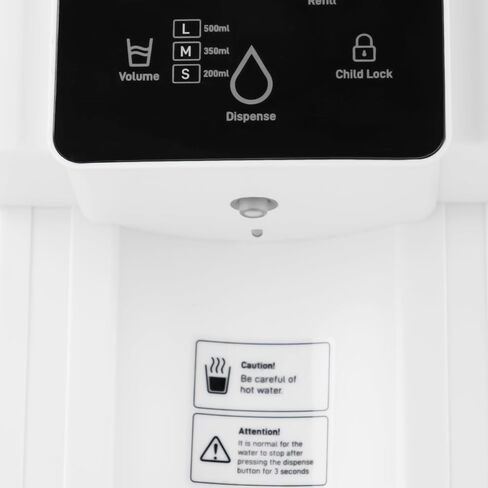 Instant Hot Water Dispenser with Child Lock, 3L/0.79gal Desktop Water Dispenser 1500W Electric Kettle with Adjustable Temperatures & 3 Water Outputs, 3.28ft Cord, Water Tank for Office/Home (White) in Kuwait