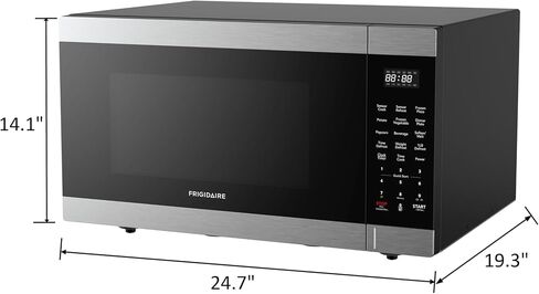FRIGIDAIRE Stainless Steel Microwave Oven, Multi Function, Programmable, 2.1 Cu Ft in Kuwait
