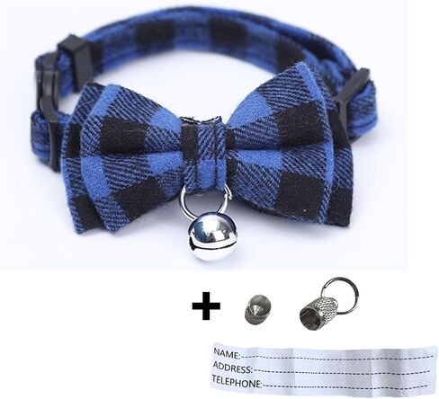 Pet Butterfly Bow Tie Red Black 1 Pcs, and Anti Loss Small Pendant 1 Pcs, Pet If Lost Can Found in Saudi Arabia