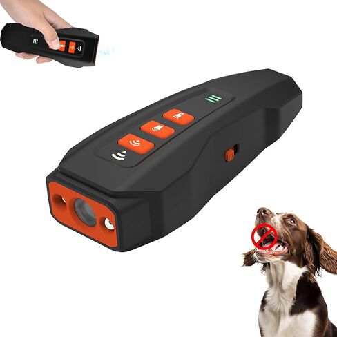 No Bark Ultra Anti Barking Device Dog,Nobark Ultra Dog Training Tool,3 Levels Rechargeable with Flashlight,for Large Medium Small Dogs Indoor & Outdoor (Black) in Kuwait