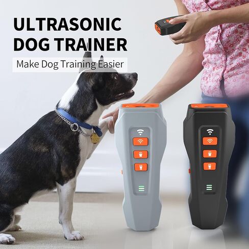 No Bark Ultra Anti Barking Device Dog,Nobark Ultra Dog Training Tool,3 Levels Rechargeable with Flashlight,for Large Medium Small Dogs Indoor & Outdoor (Black) in Kuwait