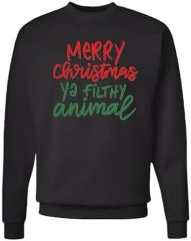 Christmas Holiday Sweatshirt - Merry Christmas Animal Present | Holiday Season in Saudi Arabia