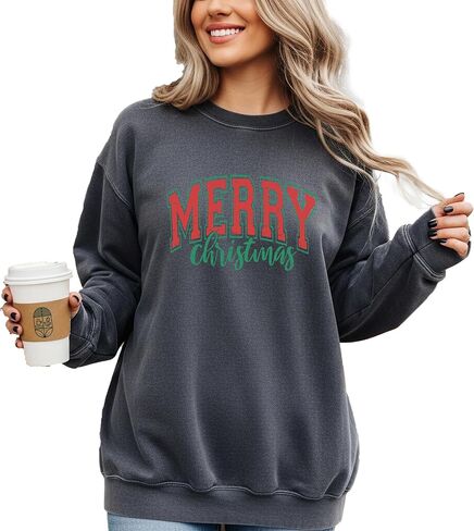 Comfort Colors, Retro Merry Christmas Sweatshirt, Merry Christmas Family Sweatshirt, Womens Christmas, Holiday Sweater, Merry Christmas Gift in Saudi Arabia