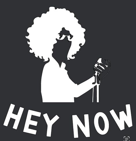 سترة بغطاء للرأس برسومات Hey Now - سويت شيرت بغطاء للرأس بتصميم ظلي للميكروفون ريترو in Saudi Arabia