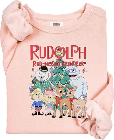 Comfort Colors, Reindeer Christmas Sweatshirt, Christmas Gift, Christmas Holiday Sweatshirt, Funny Christmas Sweater in Saudi Arabia