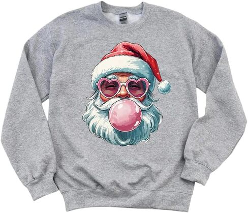 سويت شيرت لعطلة عيد الميلاد - موسم العطلات Bubble Gum Santa in Saudi Arabia