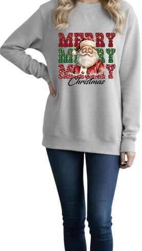 Christmas Holiday Sweatshirts Holiday Season | Santa | Girly in Saudi Arabia