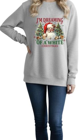 Christmas Holiday Sweatshirts Holiday Season | Santa | Girly in Saudi Arabia