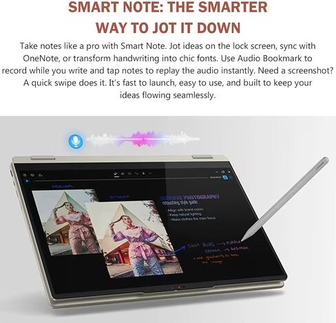Lenovo Yoga 7 2-in-1 محمول شاشة تعمل باللمس ، شاشة IPS 16 "2K ، Intel Core Ultra 7 155U ، 16GB LPDDR5X RAM ، 1TB M.2 PCIE SSD ، Photeprint ، Backlit KB ، FHD IR WebCAM ، WIFI 6E ، LIFETIME MS ، Win 11 W/COPILOT in Kuwait