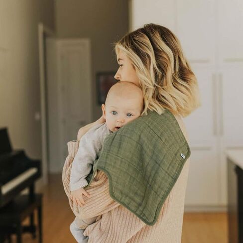 Little Unicorn Ultra-Absorbent Premium Burp Cloth 2 Pack | Soft on Baby's Skin | Larger Size | Ergonomic Design | Set of 2 (Butterflies) in Saudi Arabia